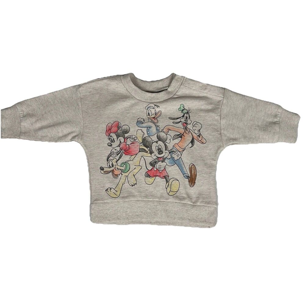 Disney Baby cotton blend vintage style graphics Disney characters Sz 6-9 mos